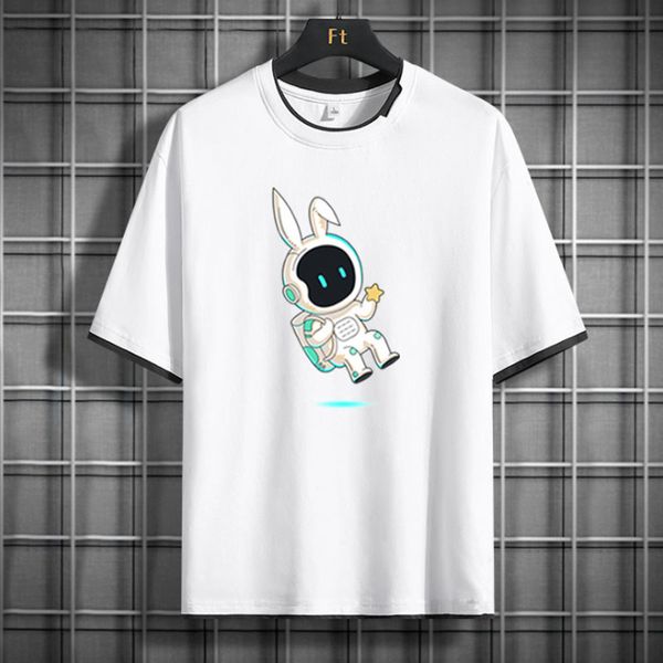 Luxury designer T Shirt Mens Tracksuit S Clothing Top clothes half sleeve tide, White
Luxury designer T Shirt Mens Tracksuit S Clothing Top clothes half sleeve tide, White