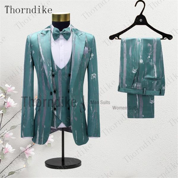 thorndike silver stamping men's dress suit for wedding banquet birthday party prom (jacket+vest+pants) print terno masculino suits & bl, White;black
thorndike silver stamping men's dress suit for wedding banquet birthday party prom (jacket+vest+pants) print terno masculino suits & bl, White;black
