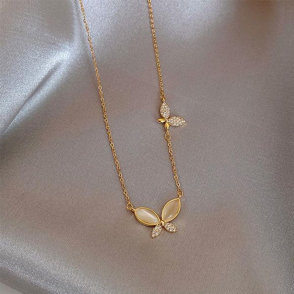 chains luxury shell two butterfly necklace for women original brand catwalk crystal pendants necklaces trendy jewelry lovers gifts, Silver
chains luxury shell two butterfly necklace for women original brand catwalk crystal pendants necklaces trendy jewelry lovers gifts, Silver