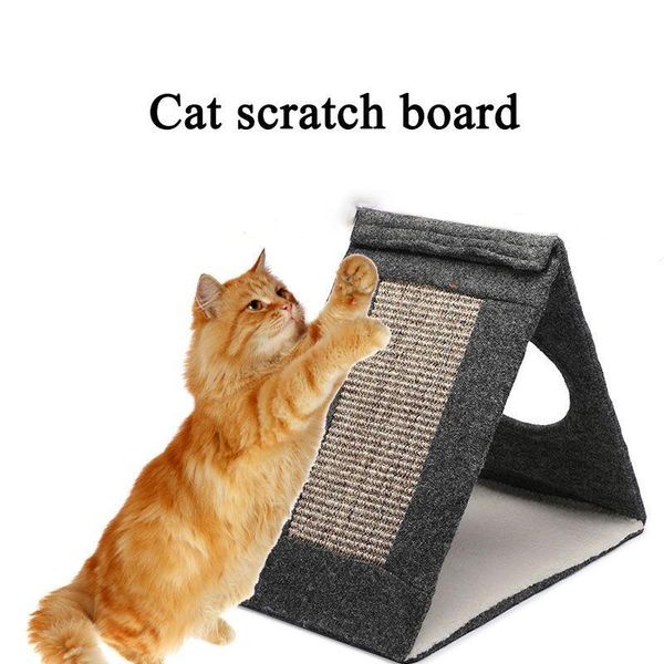 cat toys foldable triangle sisal scratch board durable scratcher cardboard refill training toy
cat toys foldable triangle sisal scratch board durable scratcher cardboard refill training toy