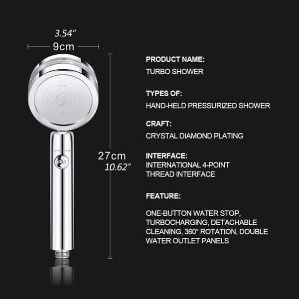 bathroom shower sets gold head with switch on/off button 360 degrees rotating removable turbocharged double sided gentle
bathroom shower sets gold head with switch on/off button 360 degrees rotating removable turbocharged double sided gentle
