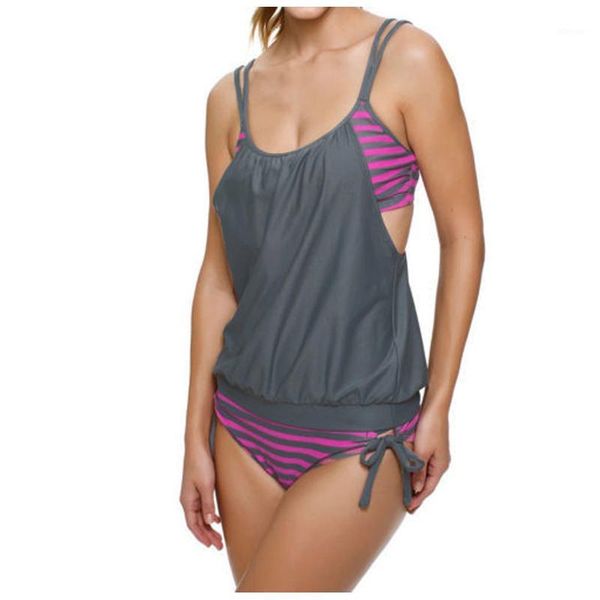 women's swimwear jaycosin tankini 2021 swimsuits women striped splicing strap bikini bathing sling swimsuit beachwear biquini, White;black
women's swimwear jaycosin tankini 2021 swimsuits women striped splicing strap bikini bathing sling swimsuit beachwear biquini, White;black