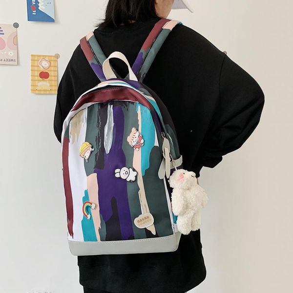 college high teen boys school bags for girls teenage men backpack women bookbags student large capacity
college high teen boys school bags for girls teenage men backpack women bookbags student large capacity