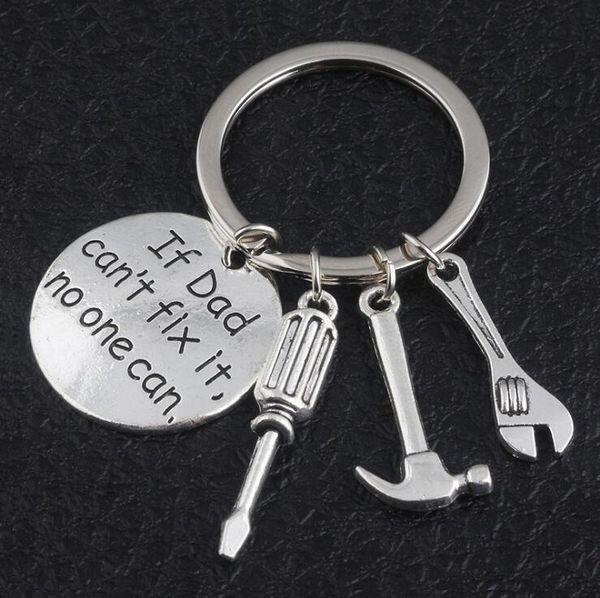 if dad can't fix it no one can hand tools keychain daddy key rings father key chain accessories 200pcs ooa5020, Silver
if dad can't fix it no one can hand tools keychain daddy key rings father key chain accessories 200pcs ooa5020, Silver
