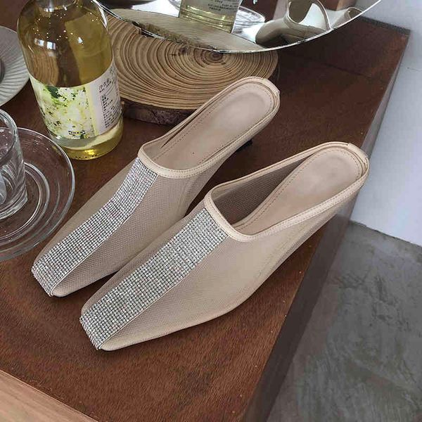 sandals mesh breathable low heel mules slippers women summer shoes square toe thin dress party ladies jlat, Black
sandals mesh breathable low heel mules slippers women summer shoes square toe thin dress party ladies jlat, Black