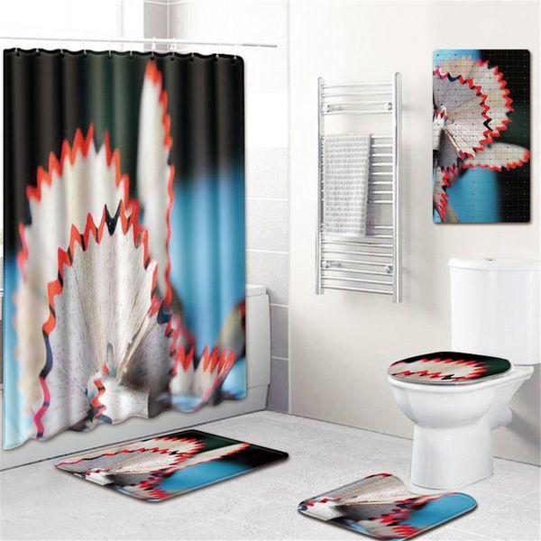 bath mats bathroom mat thick waterproof shower curtain non-slip pvc door absorbent carpet five-piece set
bath mats bathroom mat thick waterproof shower curtain non-slip pvc door absorbent carpet five-piece set