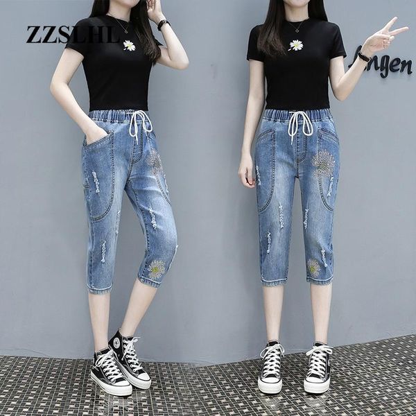 women's jeans 2021 plus size 4xl hole boyfriend women casual cropped pants waist slim trousers breathable diamond elastic harem, Blue
women's jeans 2021 plus size 4xl hole boyfriend women casual cropped pants waist slim trousers breathable diamond elastic harem, Blue