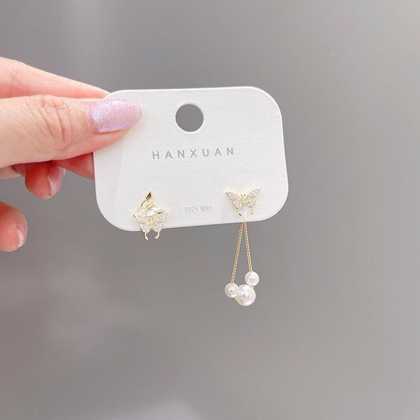 dangle & chandelier 2021 korean asymmetric butterfly earrings fashion temperament tassel pendant women's jewelry, Silver
dangle & chandelier 2021 korean asymmetric butterfly earrings fashion temperament tassel pendant women's jewelry, Silver