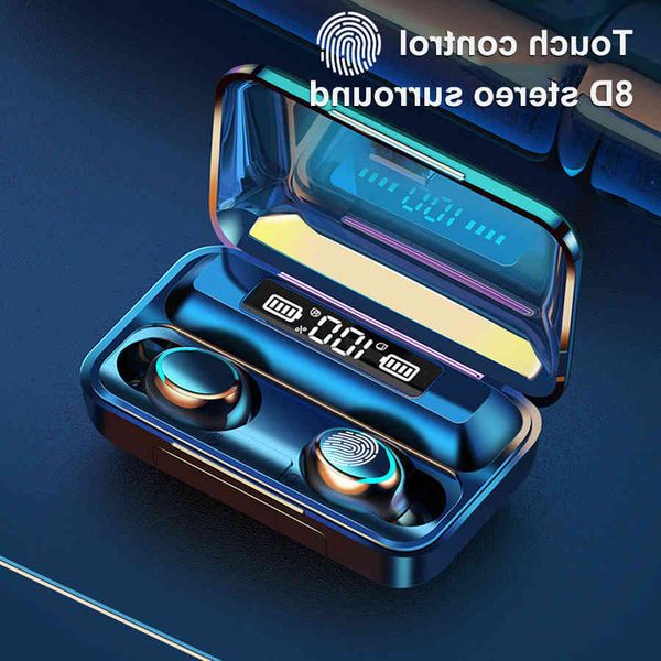 F9 TWS Wireless headphones Bluetooth 5,0 Bass Stereo Waterproof headset with microphone charging box wholesale
F9 TWS Wireless headphones Bluetooth 5,0 Bass Stereo Waterproof headset with microphone charging box wholesale