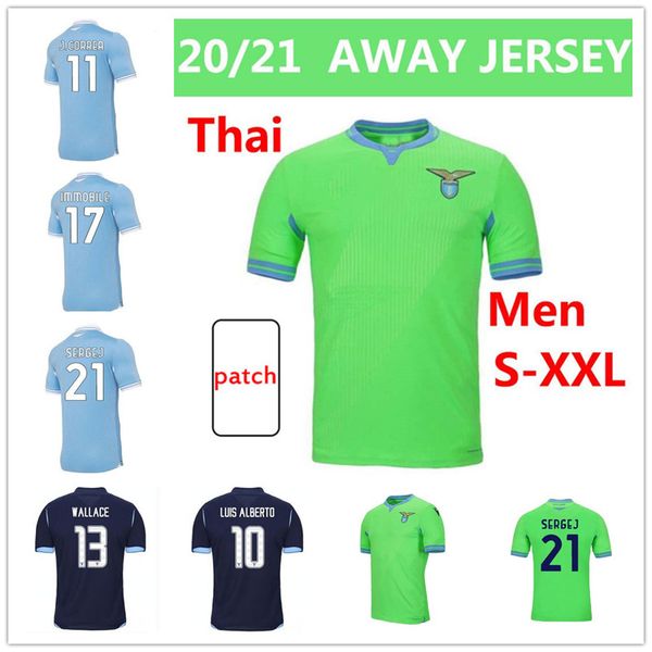 20 21 lazio soccer jersey 2020 2021 lazio football shirt luis alberto j.correa camiseta de fútbol immobile sergej maillot de foot uniforms, Black;yellow
20 21 lazio soccer jersey 2020 2021 lazio football shirt luis alberto j.correa camiseta de fútbol immobile sergej maillot de foot uniforms, Black;yellow