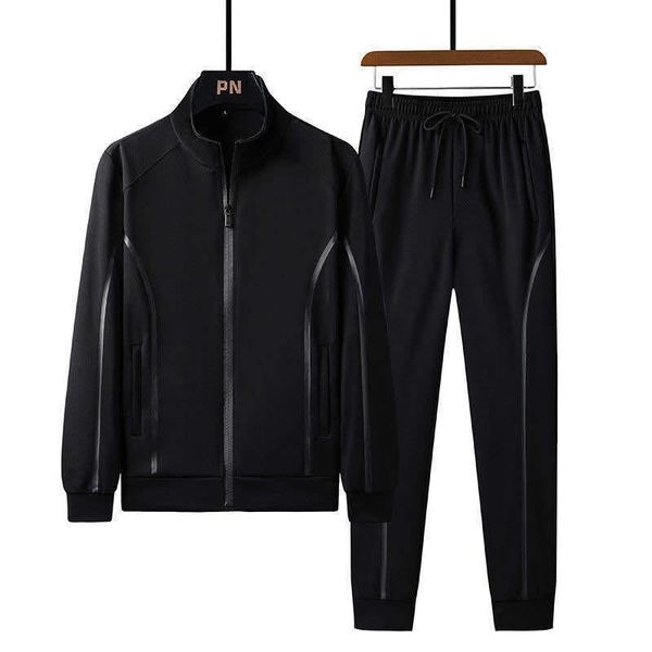 men's tracksuits autumn sports and leisure suit oversized loose fashion cardigan high end quality trend two piece set, Gray
men's tracksuits autumn sports and leisure suit oversized loose fashion cardigan high end quality trend two piece set, Gray