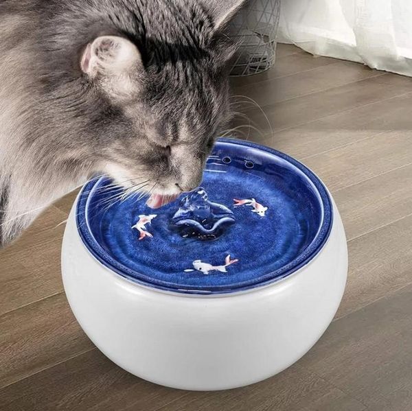 cat bowls & feeders automatic cats drink dispenser 1.5l sensor electric ceramic slient feeder dogs drinker bowl pet water fountain
cat bowls & feeders automatic cats drink dispenser 1.5l sensor electric ceramic slient feeder dogs drinker bowl pet water fountain