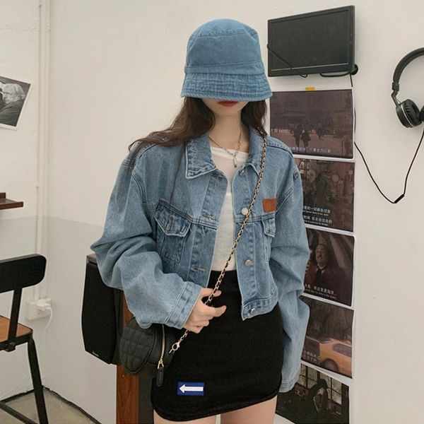 women's jackets spring women short denim jacket ins streetwear hip hop retro casual patchwork blue student campus pocket classic fashio, Black;brown
women's jackets spring women short denim jacket ins streetwear hip hop retro casual patchwork blue student campus pocket classic fashio, Black;brown