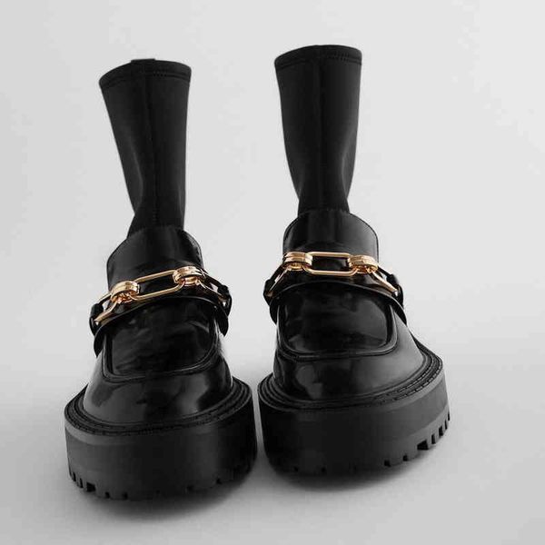 dress shoes slim stretch loafers sock boots brand designer black leather knitted ankle for women metal chain platform woman wjkp
dress shoes slim stretch loafers sock boots brand designer black leather knitted ankle for women metal chain platform woman wjkp
