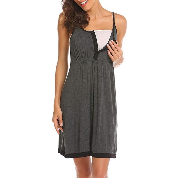 women pregnant dress nursing backless breastfeeding summer maternity mother sleeveless spaghetti strap v-neck clothes d30 dresses, White
women pregnant dress nursing backless breastfeeding summer maternity mother sleeveless spaghetti strap v-neck clothes d30 dresses, White