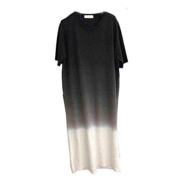 south korea dongdamen 2021 summer casual round neck color contrast loose thin medium length t-shirt drs for women, Black;gray
south korea dongdamen 2021 summer casual round neck color contrast loose thin medium length t-shirt drs for women, Black;gray