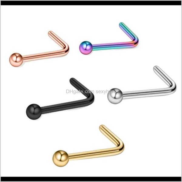 & drop delivery 2021 20g studs stainless steel nose rings set round ball stud l shaped piercing for women men body jewelry 100pcs zzgip, Silver
& drop delivery 2021 20g studs stainless steel nose rings set round ball stud l shaped piercing for women men body jewelry 100pcs zzgip, Silver