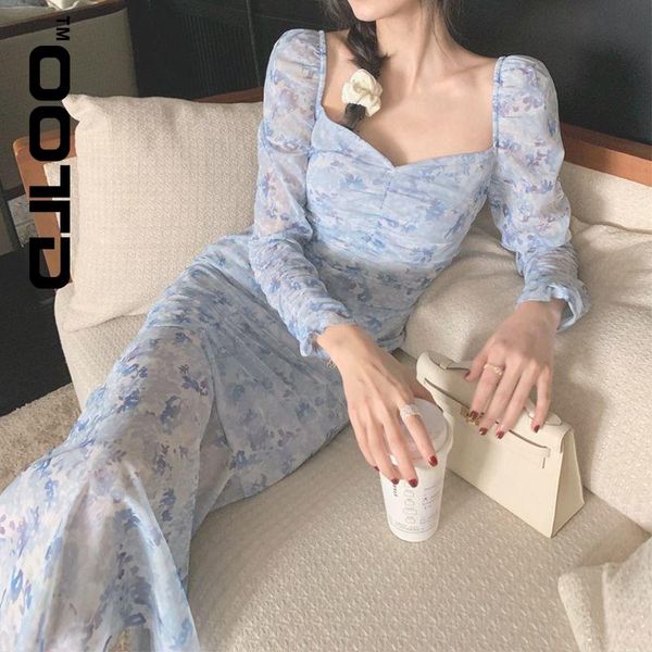 casual dresses summer chiffon elegant dress women french sweet print floral long female v-neck holiday pretty party 2021, Black;gray
casual dresses summer chiffon elegant dress women french sweet print floral long female v-neck holiday pretty party 2021, Black;gray