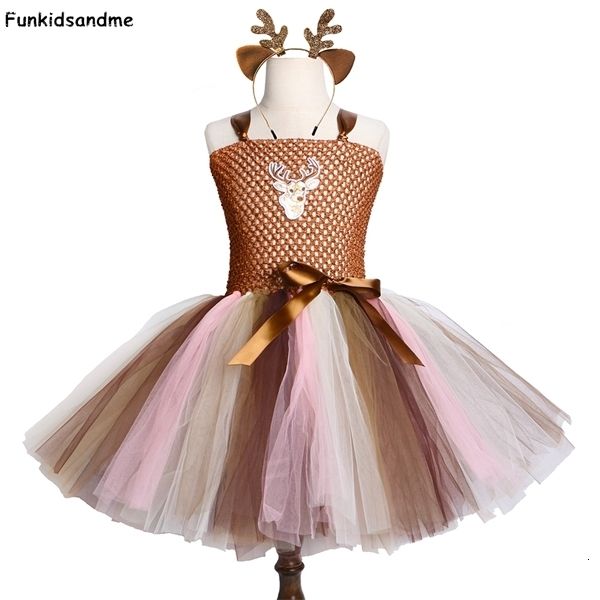 girl's dresses brown tutu kids christmas birthday party dress children cute animal deer halloween costume for girls 2-12 year 0922, Red;yellow
girl's dresses brown tutu kids christmas birthday party dress children cute animal deer halloween costume for girls 2-12 year 0922, Red;yellow