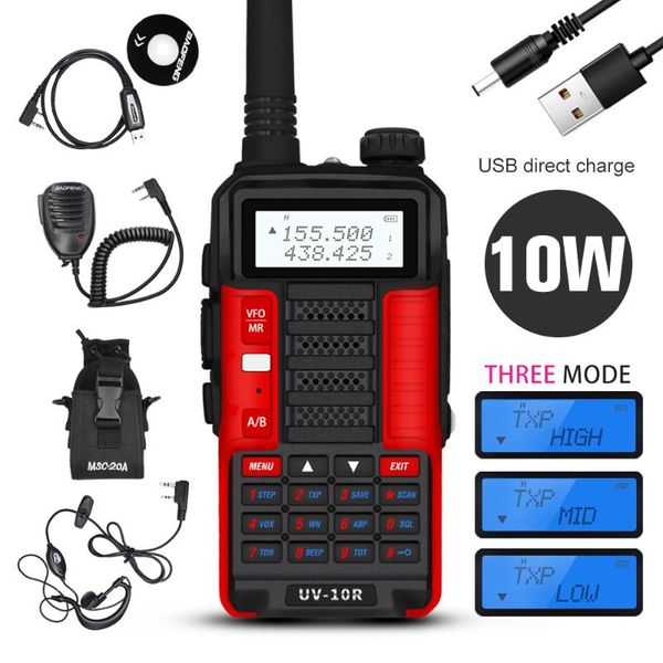baofeng uv-10r walkie talkie 10w long talk range two way radio fm transceiver portable ham uv10r for hunting climbing
baofeng uv-10r walkie talkie 10w long talk range two way radio fm transceiver portable ham uv10r for hunting climbing
