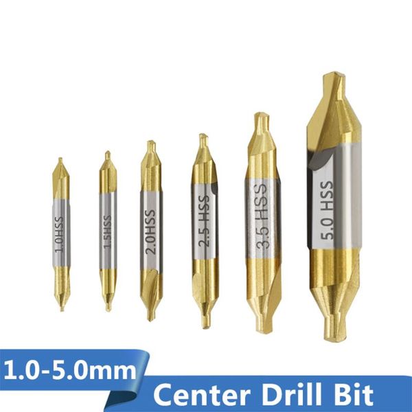 professional drill bits 6pcs 1.0-5.0mm hss tin coated center bit set metalworking hole cutter 60 degrees combined
professional drill bits 6pcs 1.0-5.0mm hss tin coated center bit set metalworking hole cutter 60 degrees combined