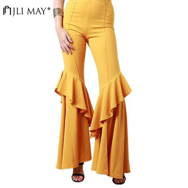women's pants & capris jli may vintage patchwork flare high waist pleated stage trousers solid elastic casual womens pant, Black;white
women's pants & capris jli may vintage patchwork flare high waist pleated stage trousers solid elastic casual womens pant, Black;white