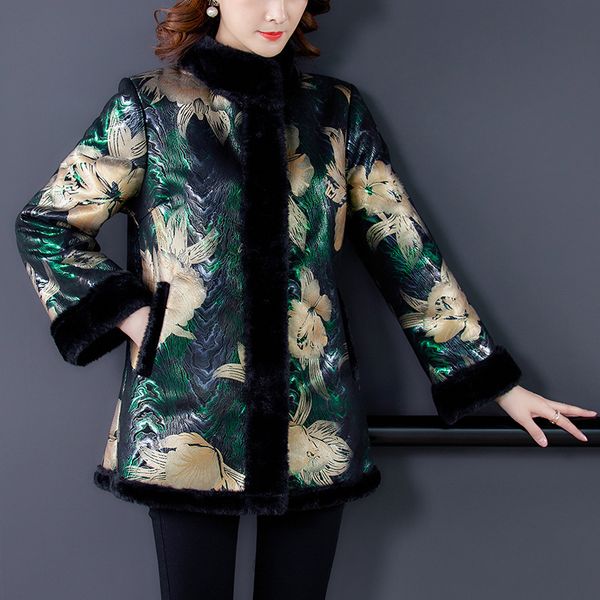 women's wool & blends women down cotton jacket female outerwear korean fashion parkas warm thick padded coat plus siz, Black
women's wool & blends women down cotton jacket female outerwear korean fashion parkas warm thick padded coat plus siz, Black