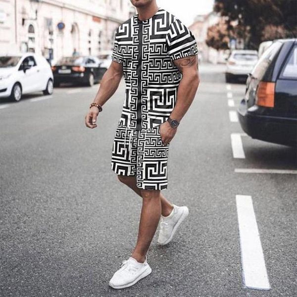 zebra pattern mens sports suit short-sleeved t-shirt with shorts comfortable breathable and dry daily leisure sports, Black;blue
zebra pattern mens sports suit short-sleeved t-shirt with shorts comfortable breathable and dry daily leisure sports, Black;blue