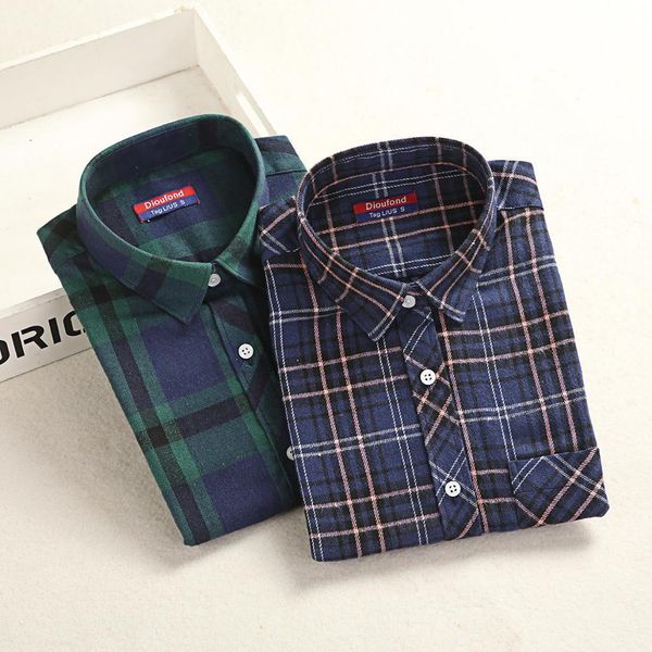 dioufond flannel plaid shirt women cotton red plaid shirt plus size 5xl feminine blouse casual clothes fashion school top, White
dioufond flannel plaid shirt women cotton red plaid shirt plus size 5xl feminine blouse casual clothes fashion school top, White