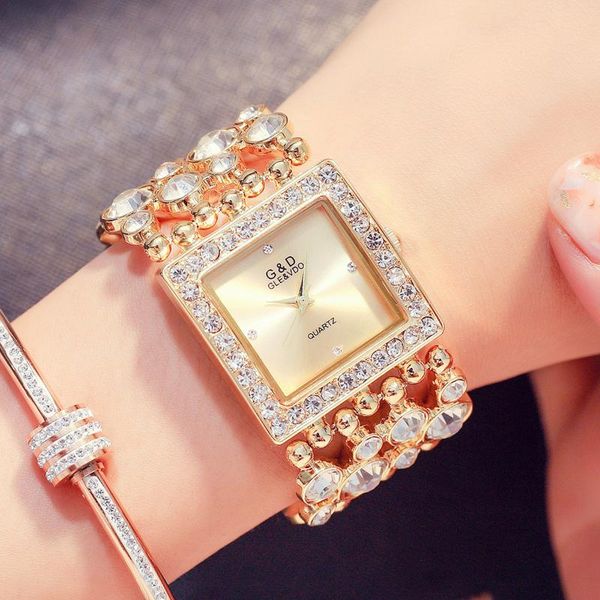 wristwatches women watches 2021 creative fashion ladies wrist watch luxury dial square gold wristwatch, Slivery;brown
wristwatches women watches 2021 creative fashion ladies wrist watch luxury dial square gold wristwatch, Slivery;brown