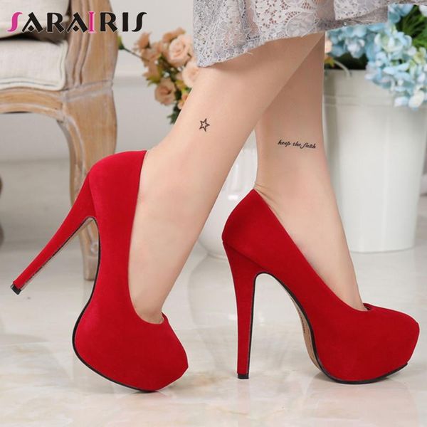 dress shoes sarairis classic solid spring shallow pumps fashion super high thin heels women platform date woman, Black
dress shoes sarairis classic solid spring shallow pumps fashion super high thin heels women platform date woman, Black
