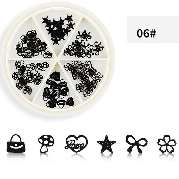 nail art metal patch 3d sequins for nails 6 styles per box mixed bowknot snowflake gear chrome decorations1, Silver;gold
nail art metal patch 3d sequins for nails 6 styles per box mixed bowknot snowflake gear chrome decorations1, Silver;gold