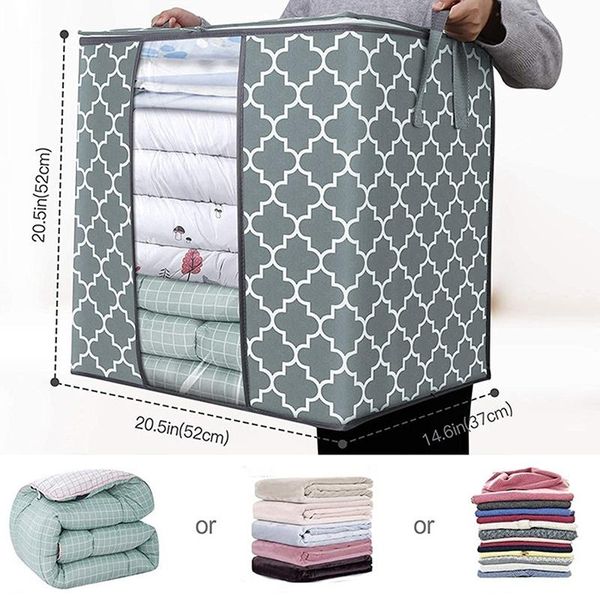 clothing & wardrobe storage foldable quilt box portable clothes organizer tidy pouch suitcase non-woven container bag
clothing & wardrobe storage foldable quilt box portable clothes organizer tidy pouch suitcase non-woven container bag