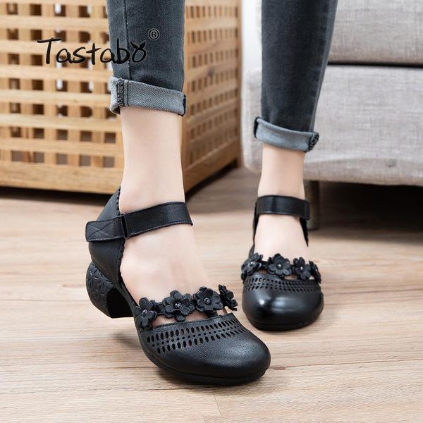 dress shoes tastabo manual genuine leather women's high heel retro style brown black s2209 appliqué cutout upper wild comforta
dress shoes tastabo manual genuine leather women's high heel retro style brown black s2209 appliqué cutout upper wild comforta