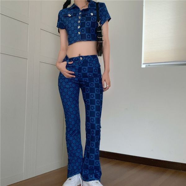 women's two piece pants y2k print floral streetwear set women crop short sleeve shirt + sets summer vintage ladies trousers su, White
women's two piece pants y2k print floral streetwear set women crop short sleeve shirt + sets summer vintage ladies trousers su, White