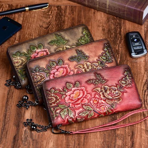 embossing leather vegetable multifunctional zipper women hand rub color tanned retro long wallet bag qaoug, Red;black
embossing leather vegetable multifunctional zipper women hand rub color tanned retro long wallet bag qaoug, Red;black