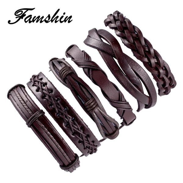 6pcs/set vintage leather bracelets for women punk bible bracelet & bangle male wristband wrap men jewelry link, chain, Black
6pcs/set vintage leather bracelets for women punk bible bracelet & bangle male wristband wrap men jewelry link, chain, Black
