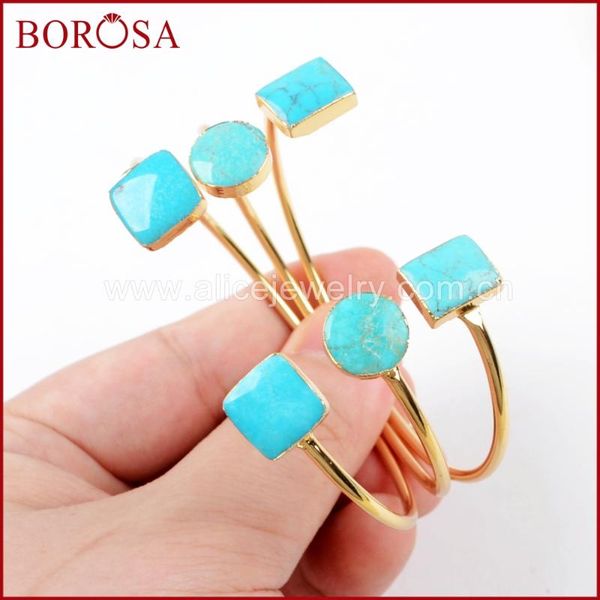 5/10pcs gold color double natural tur-quoise bangles multi shape blue stone adjustable bracelet g1541 bangle, Black
5/10pcs gold color double natural tur-quoise bangles multi shape blue stone adjustable bracelet g1541 bangle, Black
