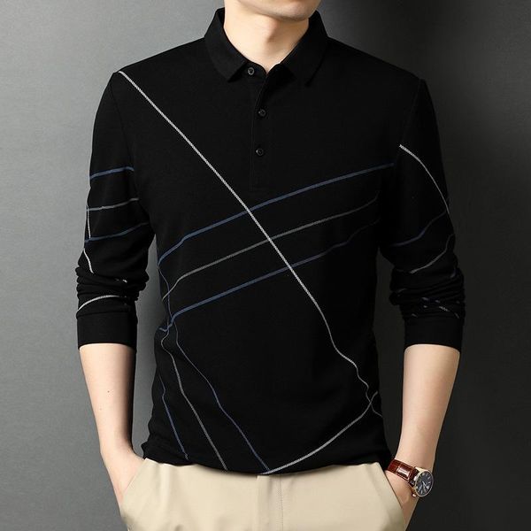 men's t-shirts long-sleeved autumn winter style young middle-aged fashion casual loose cotton bottoming shirt clothing, White;black
men's t-shirts long-sleeved autumn winter style young middle-aged fashion casual loose cotton bottoming shirt clothing, White;black