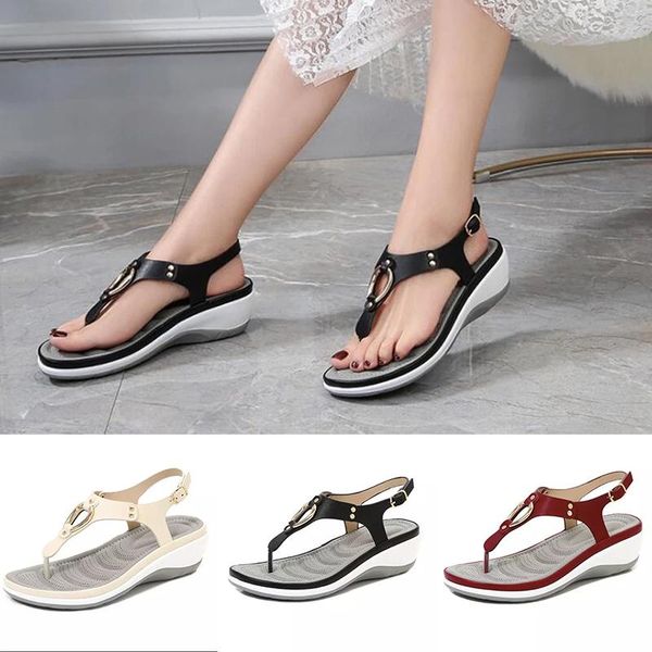 sandals women soft arched sole non slip beach flip flop with metal buckle outdoor indoor use chaussure femme, Black
sandals women soft arched sole non slip beach flip flop with metal buckle outdoor indoor use chaussure femme, Black