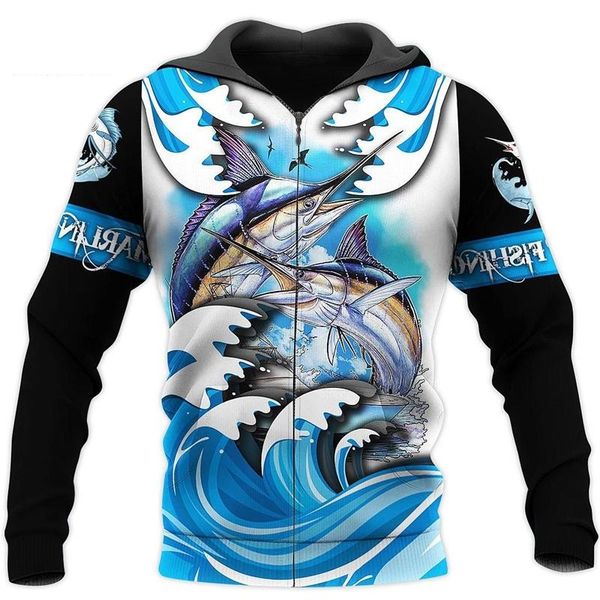 men's hoodies & sweatshirts digital printing luya fish leisure sports street wear round neck sweater cardigan, Black
men's hoodies & sweatshirts digital printing luya fish leisure sports street wear round neck sweater cardigan, Black