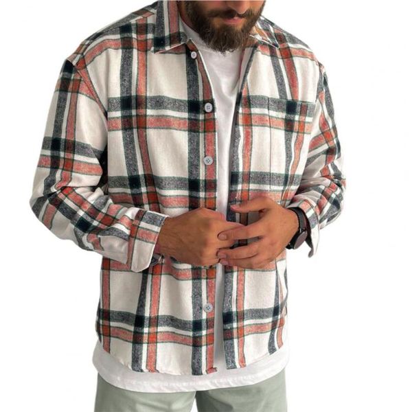 men's casual shirts plaid shirt 2021 fashion single-breasted turn-down collar color matching printing autumn cardigan lapel long-sleeve, White;black
men's casual shirts plaid shirt 2021 fashion single-breasted turn-down collar color matching printing autumn cardigan lapel long-sleeve, White;black