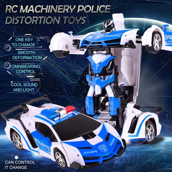 118 RC Car Toys For Children 2 In 1 RC Car Transformation Robots Toys Remote Control Sports Car Models Toys For Boys Kids Gifts
118 RC Car Toys For Children 2 In 1 RC Car Transformation Robots Toys Remote Control Sports Car Models Toys For Boys Kids Gifts