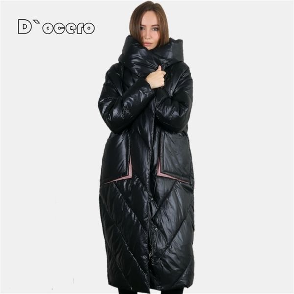 d`ocero fashion loose women's winter down jacket hooded warm coat large size parkas female big pockets long overcoat 211216, Black
d`ocero fashion loose women's winter down jacket hooded warm coat large size parkas female big pockets long overcoat 211216, Black