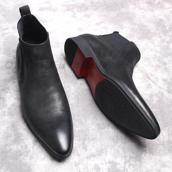 dress shoes fashion men ankle boots genuine leather chelsea black comfortable uezd so7b
dress shoes fashion men ankle boots genuine leather chelsea black comfortable uezd so7b
