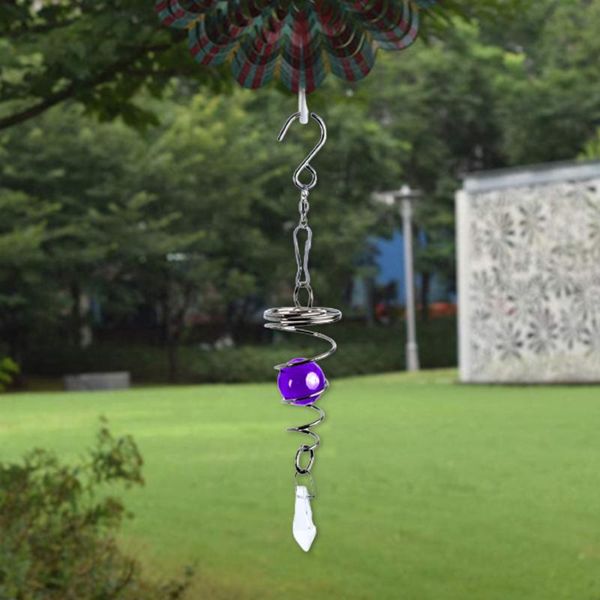 decorative objects & figurines crystal wind chimes dynamic stainless steel runner with glass ball spiral tail outdoor home decor hook est
decorative objects & figurines crystal wind chimes dynamic stainless steel runner with glass ball spiral tail outdoor home decor hook est
