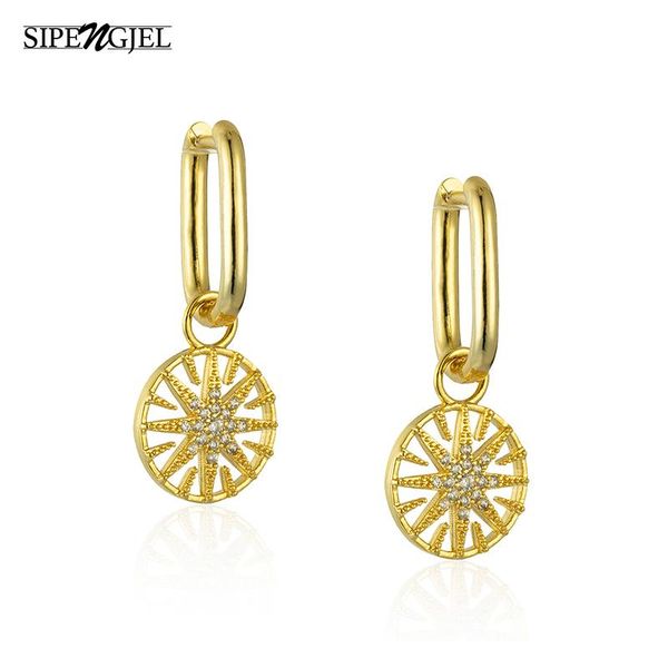hoop & huggie fashion copper inlaid zircon simple metal geometric oval earrings round drop for women star accessories jewelry, Golden;silver
hoop & huggie fashion copper inlaid zircon simple metal geometric oval earrings round drop for women star accessories jewelry, Golden;silver