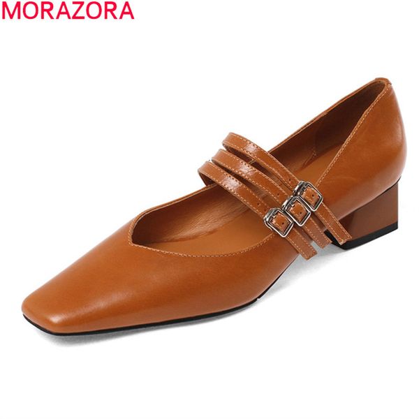 morazora arrival women pumps genuine leather mary jane ladies single shoes summer buckle party casual shoes 210506, Black
morazora arrival women pumps genuine leather mary jane ladies single shoes summer buckle party casual shoes 210506, Black