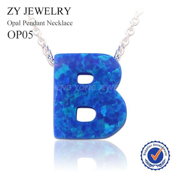 pendant necklaces silver plated chain necklace synthetic letter b blue opal for women
pendant necklaces silver plated chain necklace synthetic letter b blue opal for women