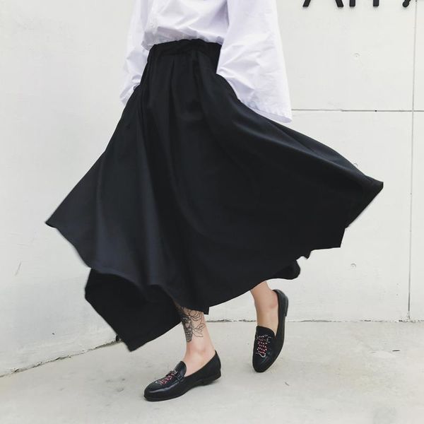 men's pants ultra-wide elegant couple simple original culottes design casual trousers dark bell-bottoms nine wide legs mens fashion, Black
men's pants ultra-wide elegant couple simple original culottes design casual trousers dark bell-bottoms nine wide legs mens fashion, Black